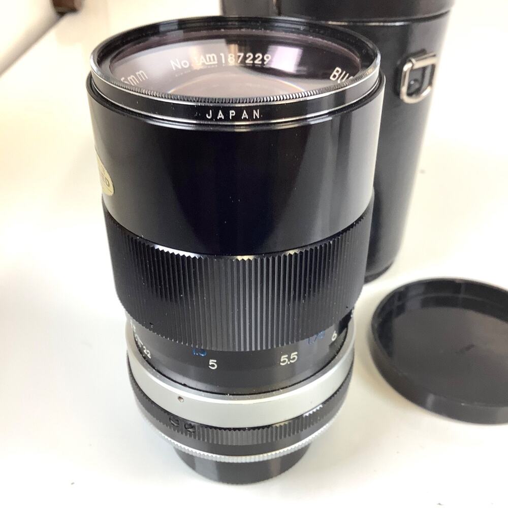 Bushnell 135mm f/2.8 Prime Camera Lens Pentax M42 Screw Mount w/ Filter & Case - Picture 4 of 10